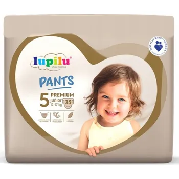 Plena Plenkové Kalhotky Lupilu Premium Pants Velikost 5 35 ks