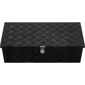 Hliníkový box na nářadí černý 76,2 x 33,02 x 24,384 cm s rukojetí