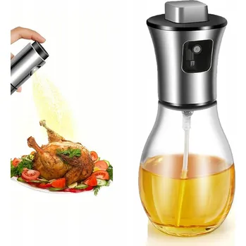 Nádoba na olej a ocet Rozprašovač na olej a ocet skleněný rozprašovač dávkovač ve spreji 200 ml