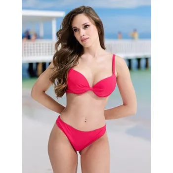 Dámské plavky Sinsay - Spodní díl bikin - fuchsiová - 666AO-43X - 666AO-43X-XS