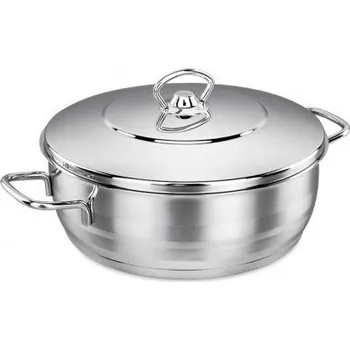 Hrnec HRNEC nerezový indukční na vaření s poklicí KORKMAZ 5 l K3