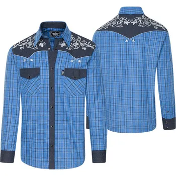 Pánská košile Stars & Stripes Košile westernová Finley Stars & Stripes, pánská, blue L