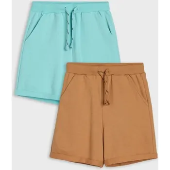 Sinsay - Sada 2&nbsp;kraťas - hnědá - 144DX-84X - 144DX-84X-104