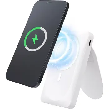 Powerbanka Powerbanka Forcell F-energy MagSafe MagStand F10K2 QC3.0 PD 5A 20W 10000 mAh Bílá