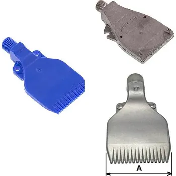 Kompresor VĚJÍŘOVÁ TRYSKA SS.316 - šíře 70 mm, 6 Bar AG 1/4", 780 L/min/4 Bar, odfoukávání vody, nerez