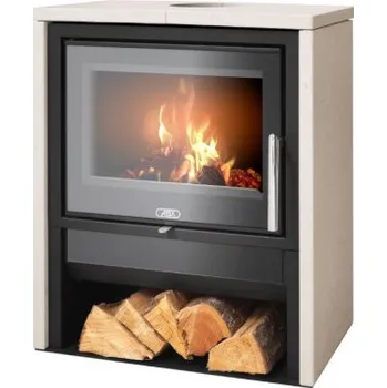 Krbová kamna ABX Toledo Exklusive II kámen maramor cream