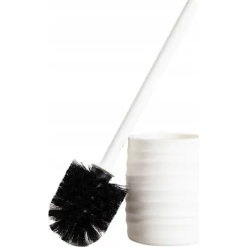 WC štětka WC štětka TORUS s prolisem bílá 10,2x10,2x36,5 cm HOMLA