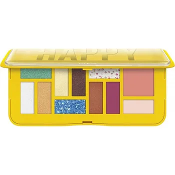 Oční stíny Paletka očních stínů s 3D efektem Design M Eyeshadow Palette Yellow 12g