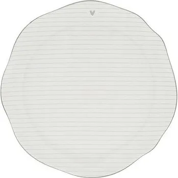 Talíř Bastion Collections Talířek BREAKFAST stripes in grey, 23 cm b360034
