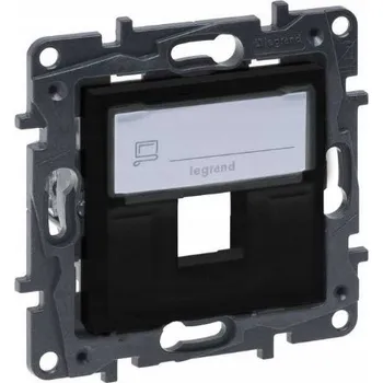 Elektrická zásuvka ADAPTÉR KEYSTONE LEGRAND NILOE STEP ČERNÝ