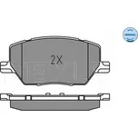 Meyle 025 221 6520 Sada brzdových destiček, kotoučové brzdy