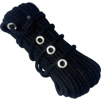 Nit Bavlněno-Polyesterové lano 9 mm x 25 m, barva černá