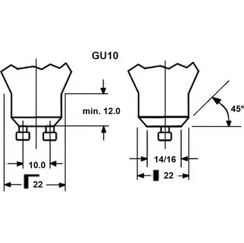 Lampička Sylvania LED žárovka SUPERIA RETRO ES50 GU10 4,8 W 965 475 lm 36°