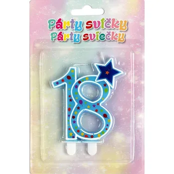 Svíčka Stil PÁRTY SVÍČKA - 18tiny MODRÁ 6670222