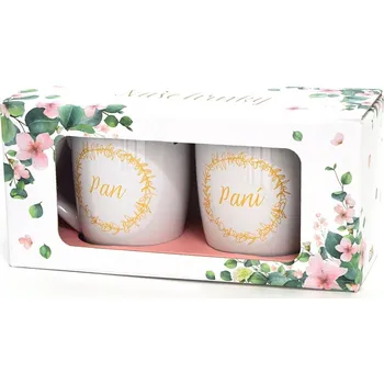 Albi SVATEBNÍ HRNKY - PAN & PANÍ, 2x 300 ml 7501036