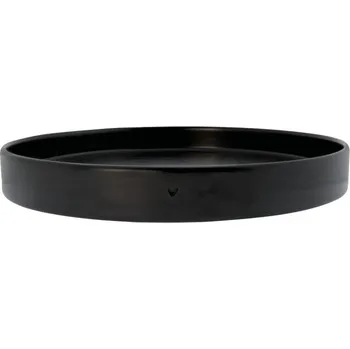 Bastion Collections Tray PODNOS kulatý 25cm, matt black b400163