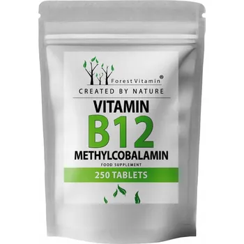 Tablety s vitamínem B12 Forest Vitamin 250 ks veganské bez lepku