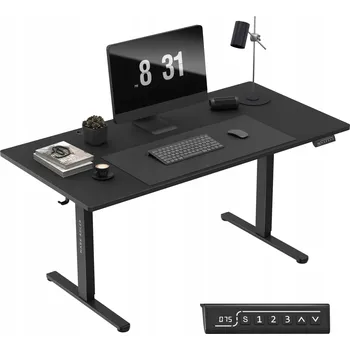 Psací stůl Elektrický psací stůl 160 x 80 cm Mark Adler Leader 7.6 Černý