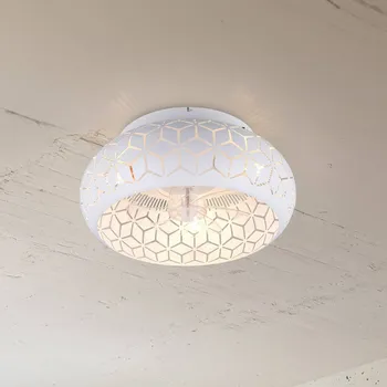 Lampička Reality Leuchten Ventilátor s osvětlením Bidar, bílý, DC, tichý, 50 cm, dálkové ovládání - Připojovací skříňka – Ø 34,5 cm, výška 4 cm matná bílá 3 x 10 W LED - Doprava zdarma