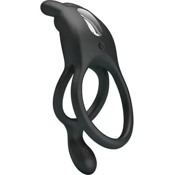 Pretty Love Seth Double vibrační kroužek - černý