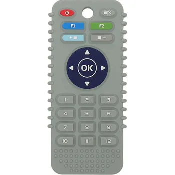 Silikonové, elastické kousátko Dálkový ovladač, šedý