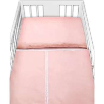 Povlečení Luxusní 2-dílné bavlněné povlečení - Royal Baby - pudrové