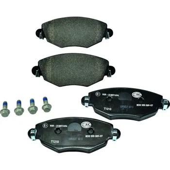 Brzdová destička Sada brzdových destiček, kotoučová brzda HELLA 8DB 355 009-071