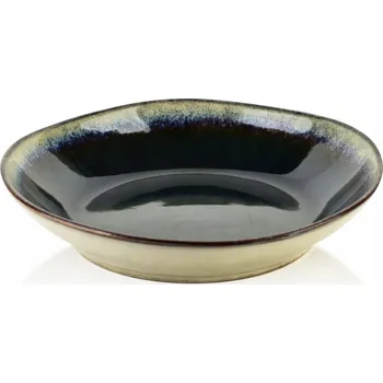 Miska BASIC NATURE 23 cm - Keramická miska v granátové barvě