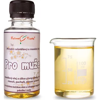Bylinné kapky s.r.o. Pro muže - masážní olej celotělový 100ml