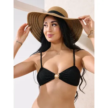 Dámská móda Sinsay - Horní díl bikin se zlatými ozdobami - černá - 842CX-99X - 842CX-99X-XL