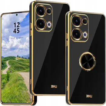 Pouzdro na mobilní telefon Pouzdro pro Oppo A6 Pro 5G SILICONE EXCLUSIVE GLAMOUR CASE + RING