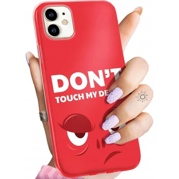 Pouzdro na mobilní telefon Zadní Kryt Hello Case pro Apple iPhone 11, červený