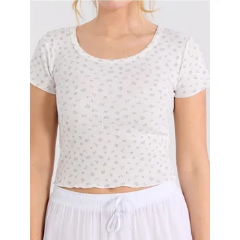 Dámské tričko Sinsay - Tričko s celoplošným potiskem - vícebarevná - 513DY-MLC - 513DY-MLC-M