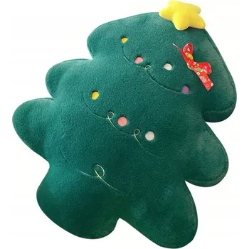 Polštář Polštář ve tvaru vánočního stromku, krásný velurový, 45 cm PDS113