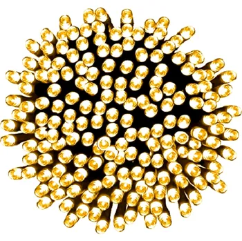 Vánoce VÁNOČNÍ OSVĚTLENÍ NA STROMEČEK 200 LED BÍLÁ TEPLÁ SVÁTEČNÍ VENKOVNÍ VNITŘNÍ NA STROMEČEK 8 režimů