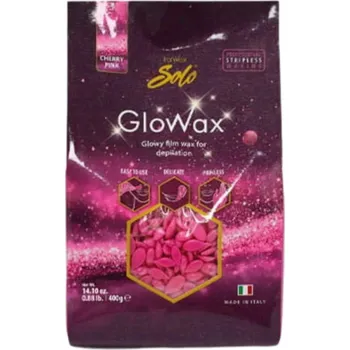 ItalWax GloWax Cherry Pink Tvrdý vosk na depilaci obličeje 400g