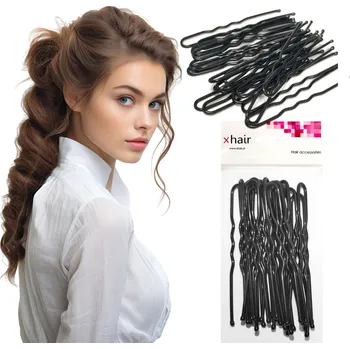 Sponky do vlasů xhair 20 ks černé