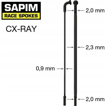 Příslušenství pro čtečku elektronické knihy Sapim CX-Ray ploché dráty 284 mm