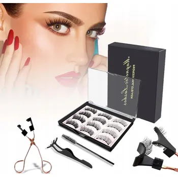 Umělé řasy 6 PÁRŮ MAGNETICKÝCH UMĚLÝCH ŘAS BEZ LEPIDLA PRO VÍCENÁSOBNÉ POUŽITÍ