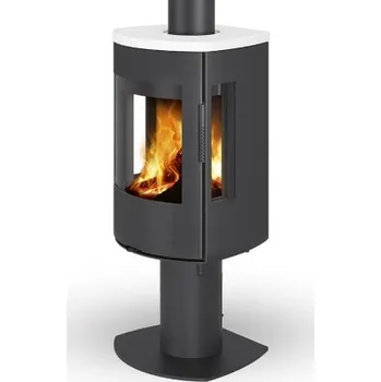 Krbová kamna Romotop Parla T 3S keramika silver 54505