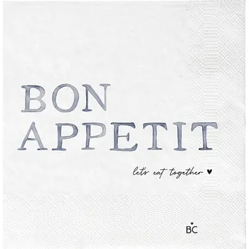 Papírový ubrousek Bastion Collections Papírové ubrousky L - BON APPETIT b420166