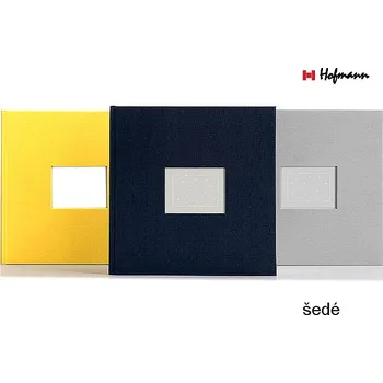 Fotoalbum Fotoalbum 20x20/24 zasunovací Hofmann 1829 - ŠEDÉ a250001