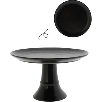 Talíř Bastion Collections DORTOVÝ TALÍŘ černý matný, MALÝ, 20x12cm b400122