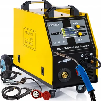 Svářečka Invertorová svářečka Magnum MIG 250/2 DUAL PULS synergická svářečka MMA TIG