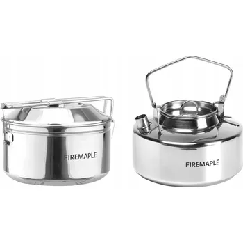 Hrnec FIRE-MAPLE Sada Kotlík a Hrnec 1L na Oheň Camping