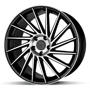 Disk Alu disk Keskin KT17 BFP 8x18 5x112 ET30 černý leštěný
