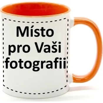 Fotohrnek COMBO Oranžovo-bílý 1x foto 300ml 6710113