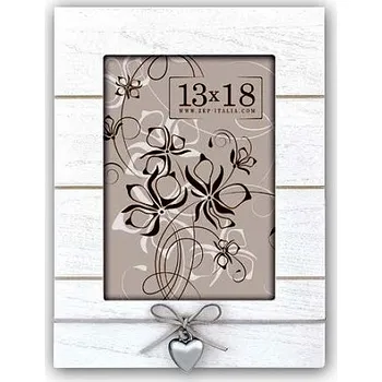 Rám na obraz Rámeček 10x15 ZEP ARIAL dřevěný s plastovým srdíčkem r020147