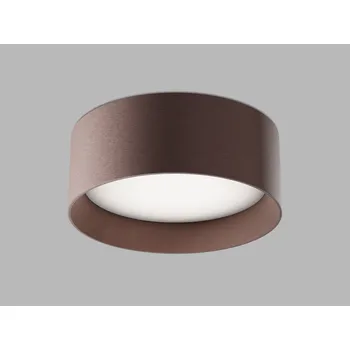 Svítidlo LED2 LED2 Stropní svítidlo ZETA ON XL, CF TRIAC 20-25W 3000K/3500K/4000K UGR hnědá - LED2 Lighting LED2 1481558DT