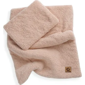 2D sada polštářek a peřinka Boucle 35x30cm + 55x75cm - béžová